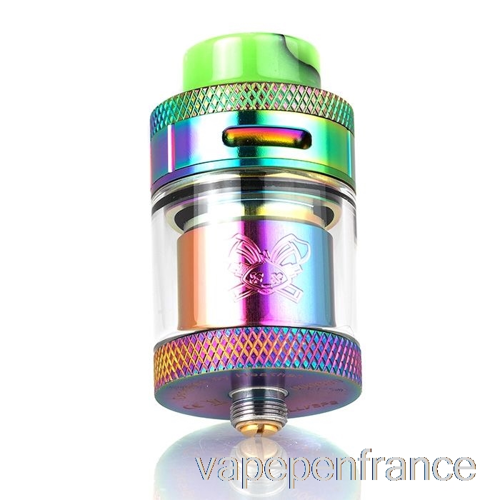 Hellvape X Lapin Mort Païen 25mm Rta Stylo Vape Arc-en-ciel